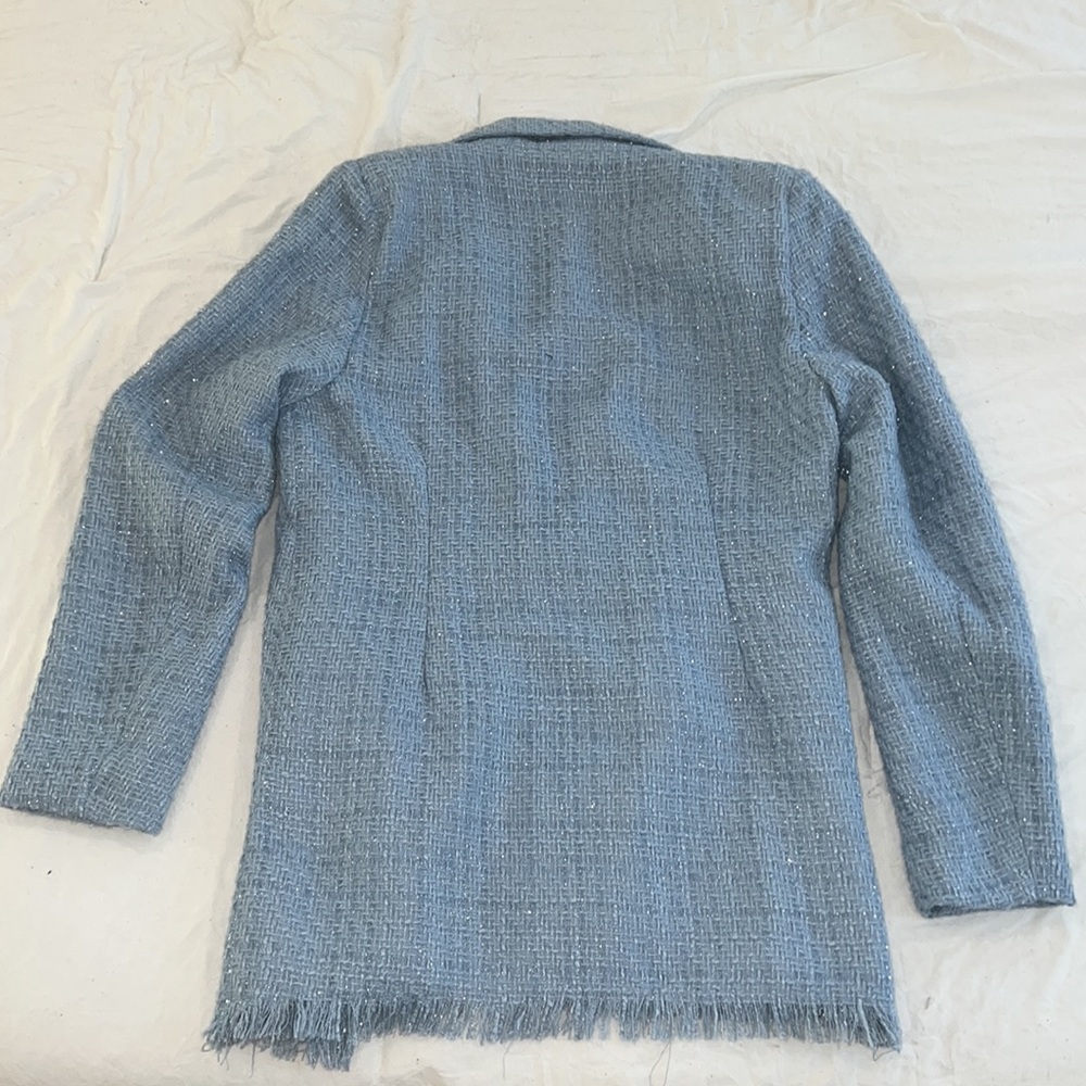 Blue Missguided oversized blazer - Picture 3 of 3